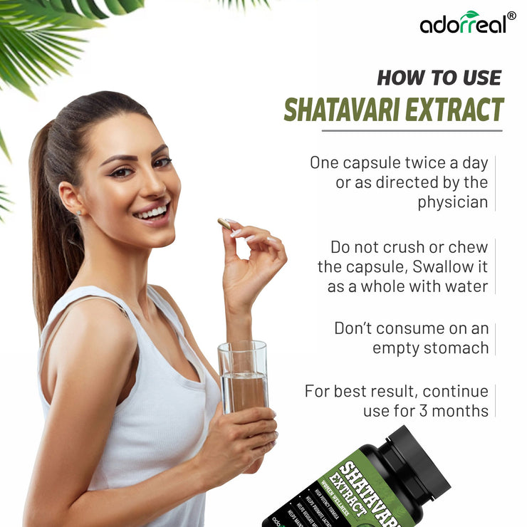 Shatavari Extract –60 Caps