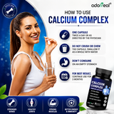 Calcium Complex with Magnesium, Vitamin D3, K2,and Zinc- 60 Capsules — 5
