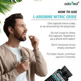 L-Arginine Nitric Oxide Booster- 60 Caps — 4