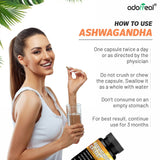 Ashwagandha Extract || Anxiety & Stress Relief || Energy & Endurance || Immunity Booster 60 Capsules — 5