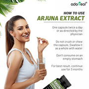 Adorreal Arjuna 600mg – Supports Heart Health, Blood Pressure & Circulation – Antioxidant-Rich Superfruit – Vegan, Non-GMO, 60 Capsules