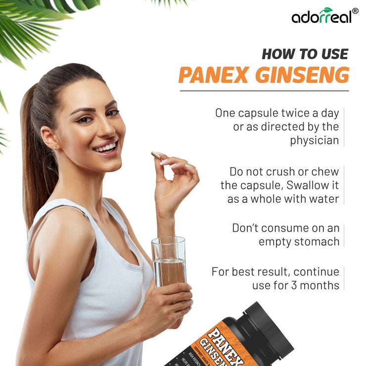 Ginseng Extract (Panax Ginseng) 400mg- 60 Caps