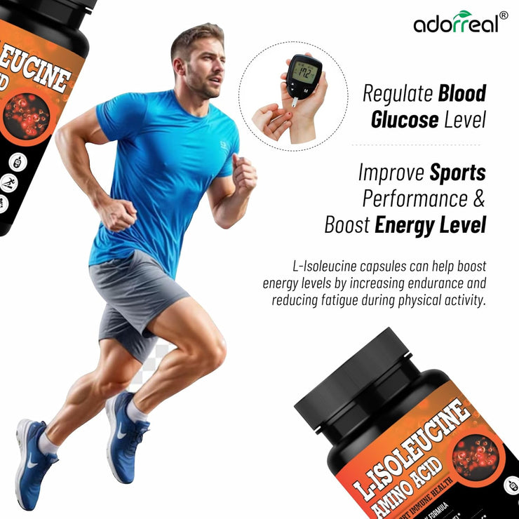 L-Isoleucine Amino Acid  -60 Caps
