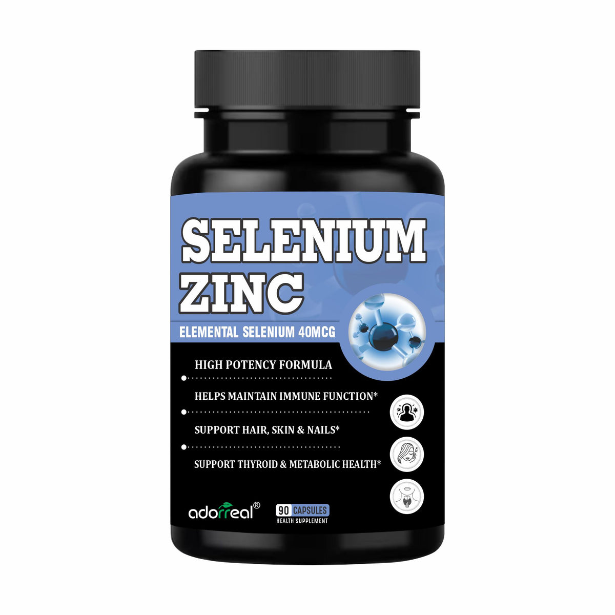 Selenium + Zinc Capsules – 60 Capsules