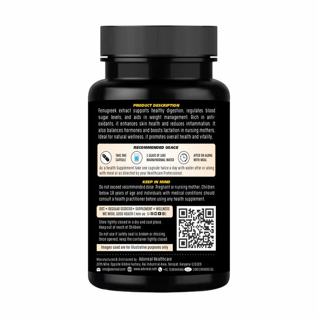 Fenugreek Extract- 60 Capsules