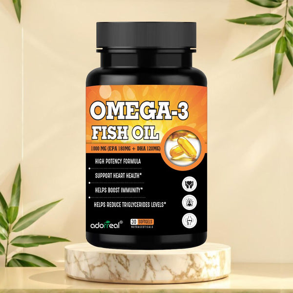 Omega 3  Fish oil EPA 180: DHA120 Double Strength 30 softgels