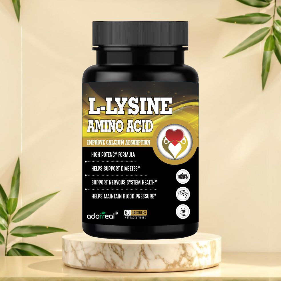 L-Lysine Amino Acid –60 Caps