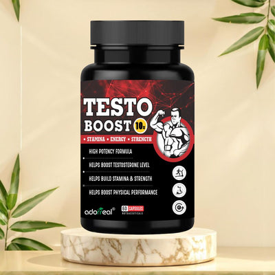 Testo Booster with Tribulus,Safed Musli, Kauch Beej, Ashwagandha,Fenugreek & Ginseng | 60 capsules