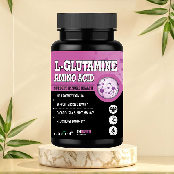 L-Glutamine Amino Acid -60 Caps