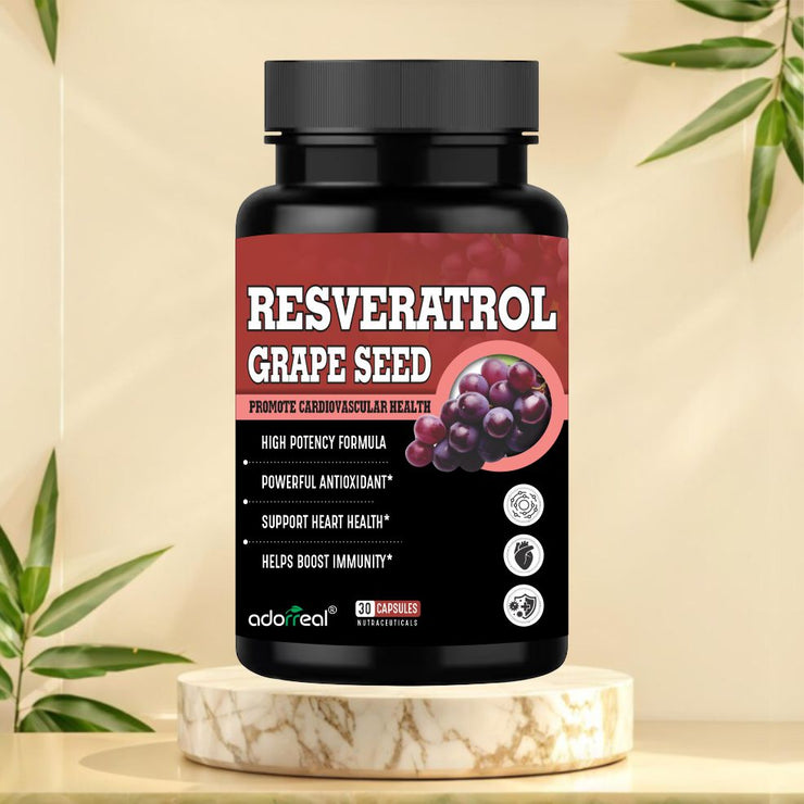 Resveratrol With Grapeseed Extract-30 Caps