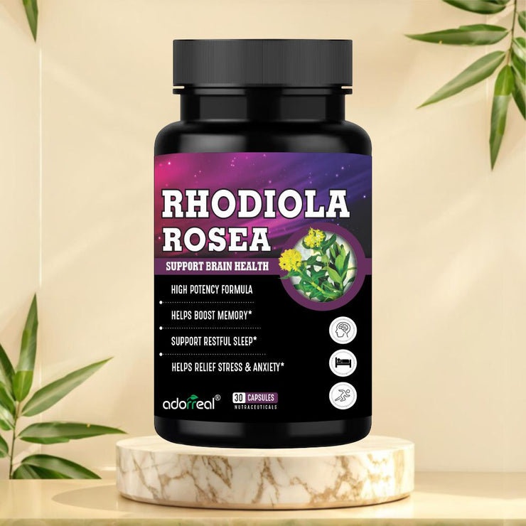 Rhodiola Rosea Extract | Improve Pure Energy, Brain Function & Stress Relief Support 30 Capsules