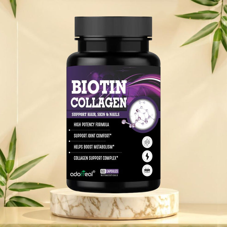 Biotin Collagen for Skin,Joint Health -60 Caps