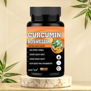 Curcumin longa with Bosewellia, ginger & Black Pepper | 60 Capsules