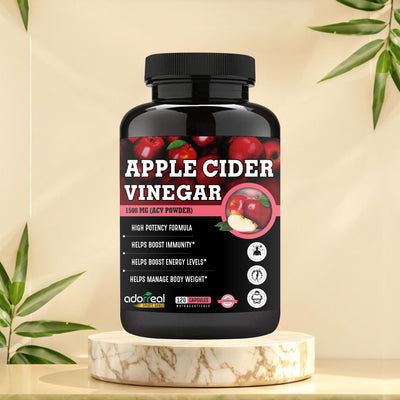 Apple Cider Vinegar for Body Detoxification & Supports Digestive Health 120 capsules