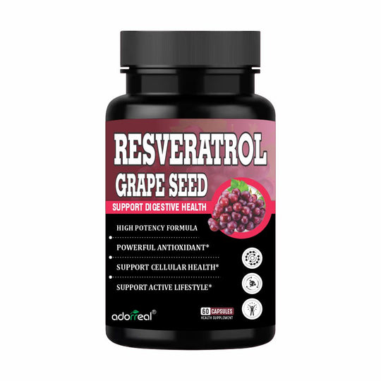 Resveratrol with Grapeseed Extract – 30 Capsules