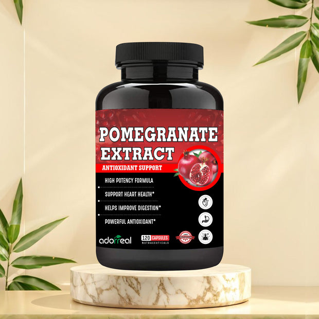 Pomegranate Extract,Antioxidant, Skin Care, Blood circulation, Cardiovascular Health Support-120 Capsules