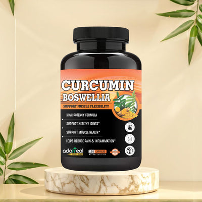 Curcumin longa with Bosewellia, ginger & Black Pepper | 120 Capsules