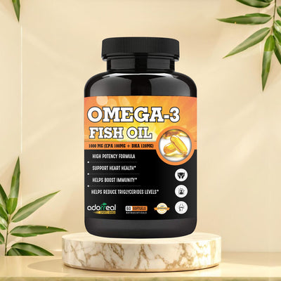 Omega 3  Fish oil EPA 180: DHA120 Double Strength 60 softgels