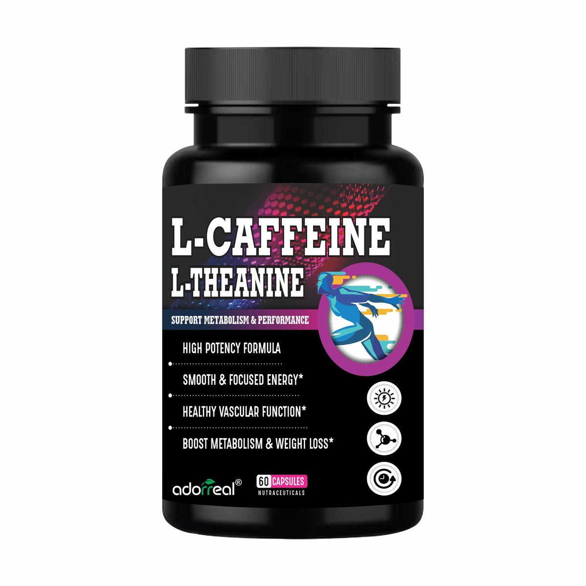 L-Caffeine L-Theanine -60 capsules