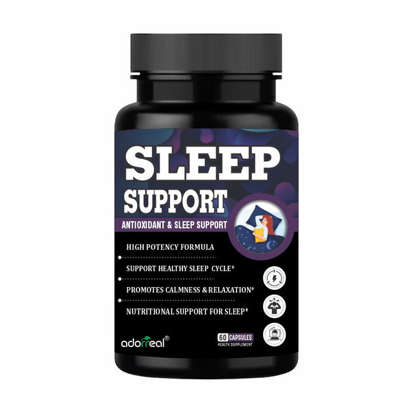 Sleep Support with Melatonin,Tagar & B6 -60 Caps
