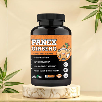 Ginseng Extract (Panax Ginseng) - Support Vitality, Stamina, Energy, Mental Health & Performance - 400mg, 120 Capsules