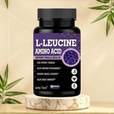 Adorreal L-Leucine Amino Acid Supplement, 60 Capsules, High Potency Formula for Muscle Health and Recovery — 1