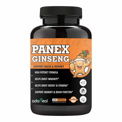 Ginseng Extract (Panax Ginseng) - Support Vitality, Stamina, Energy, Mental Health & Performance - 400mg, 120 Capsules