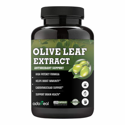 Olive Leaf Extract Supports Healthy Immune, Skin Health (Oleuropein20%)- 120 Capsules