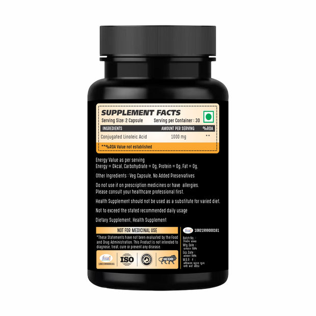 CLA Conjugated 60 capsules Linoleic Acid (CLA Fat Burner)