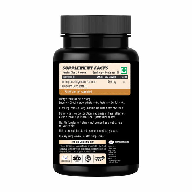 Fenugreek Extract- 60 Capsules