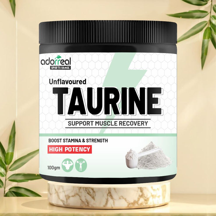 Taurine Powder, Support Muscle Recovery -Amino Acid Supplement - Improve Performance & Helps Recovery - 100 gram