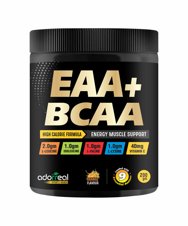 EAAs-BCAA Energy Drink for Workout | Pre/Post Workout Supplement | Recovery | Muscle Protein Synthesis | EAAs-BCAA, All 9 Essential Amino Acids  250gm