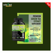 Green Tea Extract with vitamin C for Weight Loss (Fat Burner) & Antioxidant | 120 Capsules