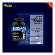 Magnesium Glycinate Supplement for Muscle Energy & Heart Health - 120 Capsules