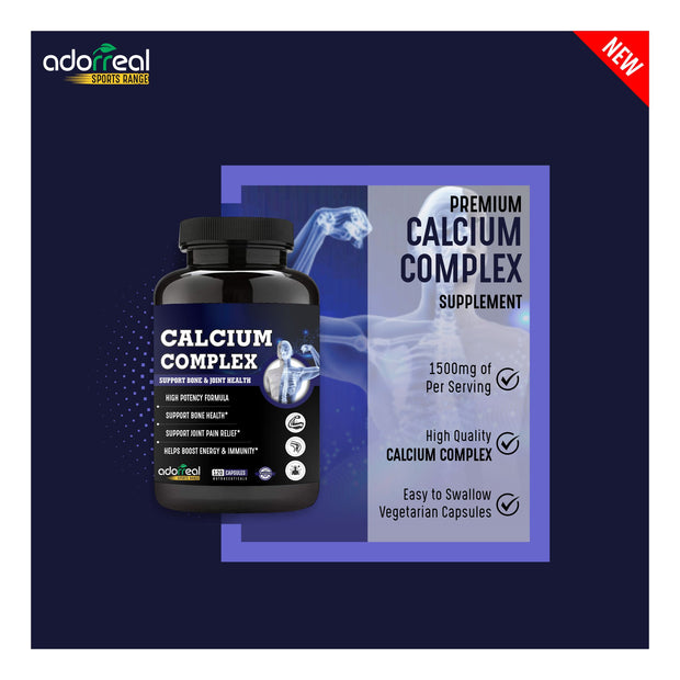 Calcium Complex with Magnesium, Vitamin D3, K2,and Zinc- 120 Capsules