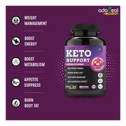 KETO Support ketogenic FAT Burner, Weight Loss -120 Capsules