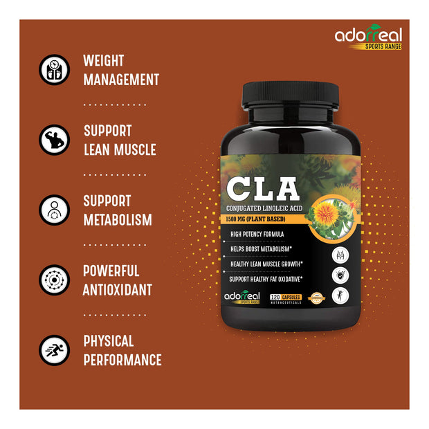 CLA Conjugated Linoleic Acid (CLA Fat Burner) 600mg |120 Capsules