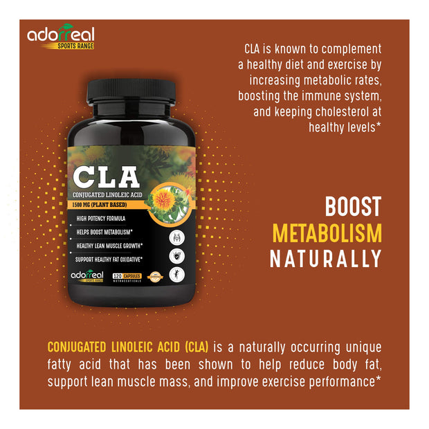 CLA Conjugated Linoleic Acid (CLA Fat Burner) 600mg |120 Capsules