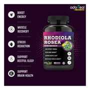 Rhodiola Rosea Extract | Improve Pure Energy, Brain Function & Stress Relief Support Supplements 120 Capsules