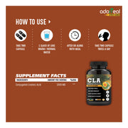 CLA Conjugated Linoleic Acid (CLA Fat Burner) 600mg |120 Capsules