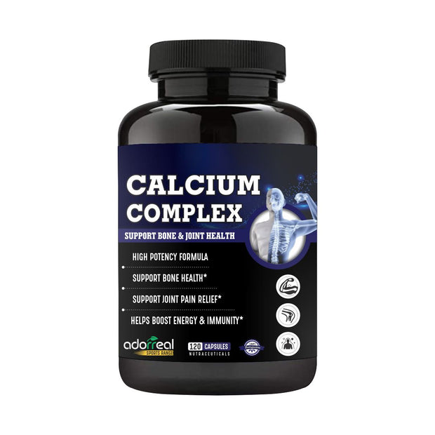 Calcium Complex with Magnesium, Vitamin D3, K2,and Zinc- 120 Capsules