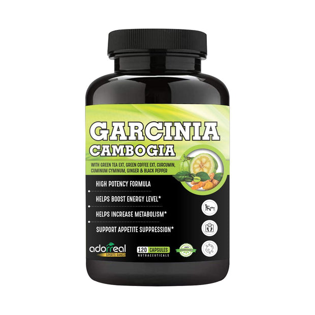 Garcinia Cambogia with Herbal extract for Weight Management  |120 Capsules