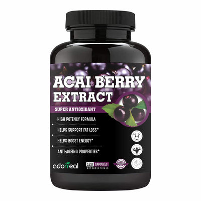 Acai Berry Extract for Healthy Skin and Antioxidants-120 Capsules